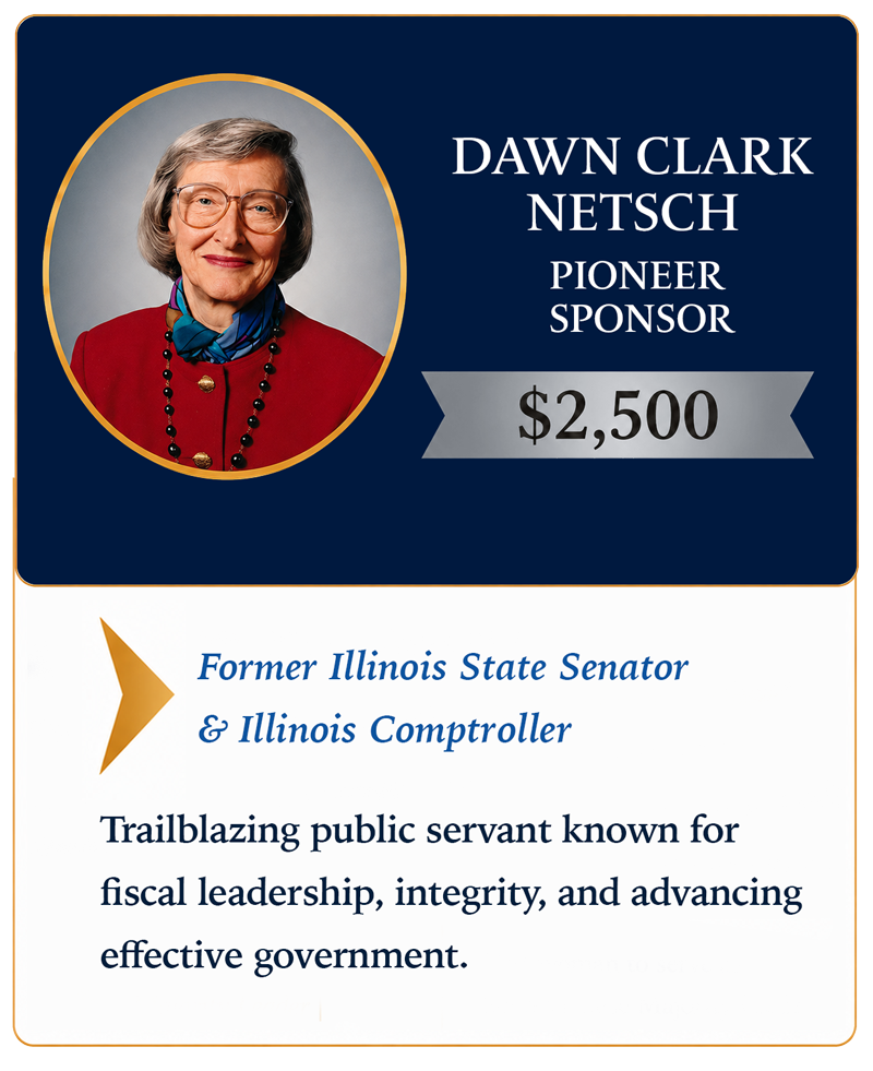 Dawn Clark Netsch, Pioneer Sponsor